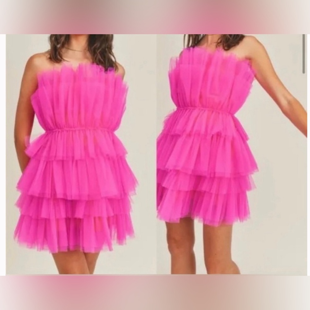 Mable pink Toole minidress. NWOT - Picture 2 of 3